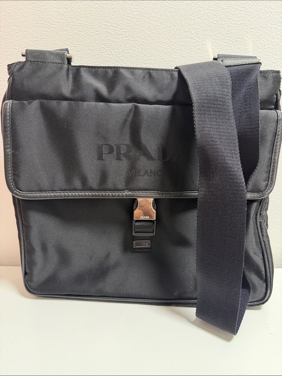 Prada Other - Prada Black Nylon Crossbody Messenger Bag